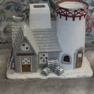 Partylite Stony Harbor Lighthouse Votive Holder